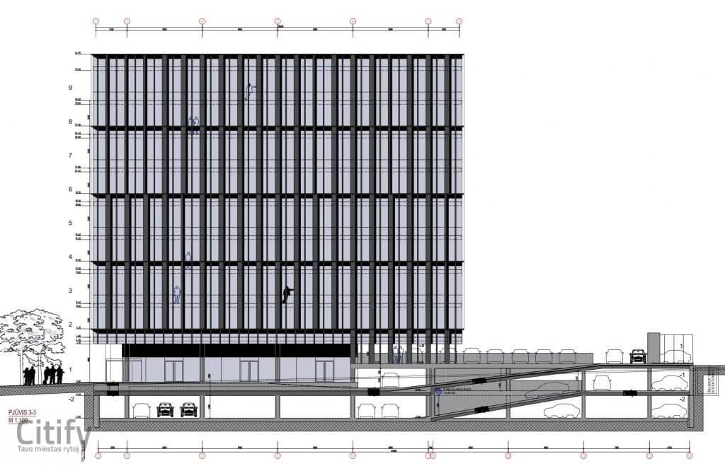 Savanorių pr. 22A (Savanorių pr. 22A) - Office center - visualization