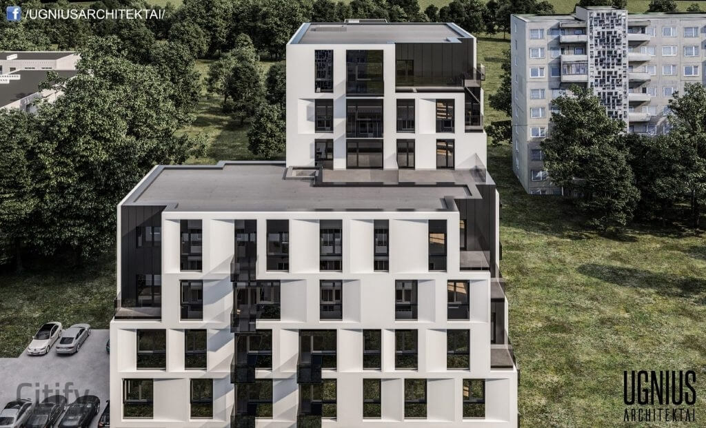 Batumis ( V. Krėvės pr. 20B) - Multi apartment - visualization