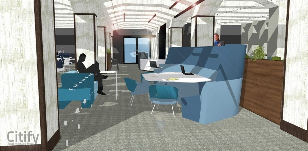 Verslo parkas "Aušra" (Vytauto pr. 23) - Office center - visualization