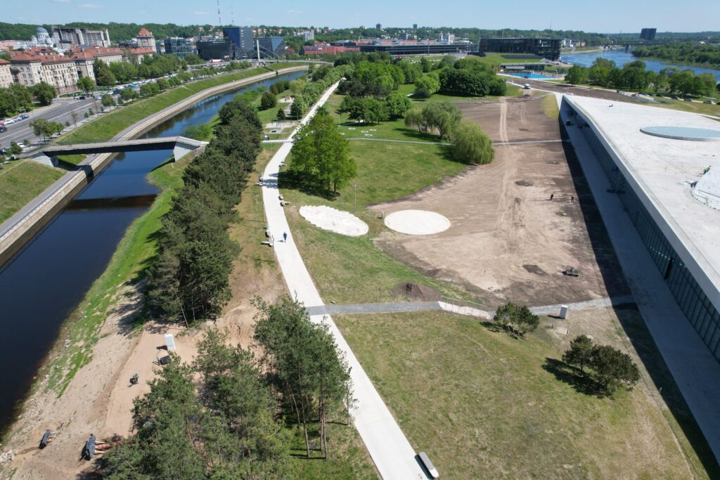 Mokslo sala (Karaliaus Mindaugo pr. 50) - Museum - construction photos