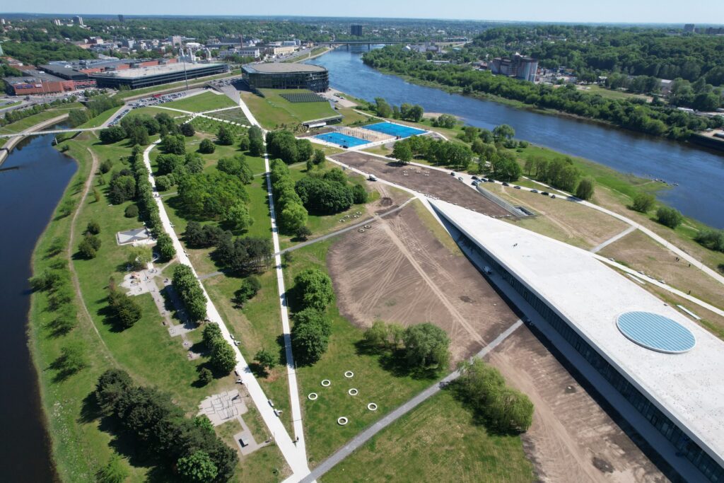 Mokslo sala (Karaliaus Mindaugo pr. 50) - Museum - construction photos