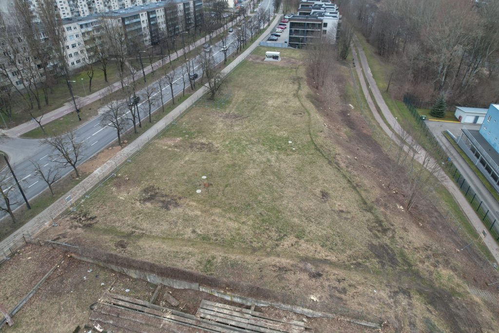 Žirmūnų lengvosios atletikos maniežas (Žirmūnų g. 1H) - Sports arena - construction photos