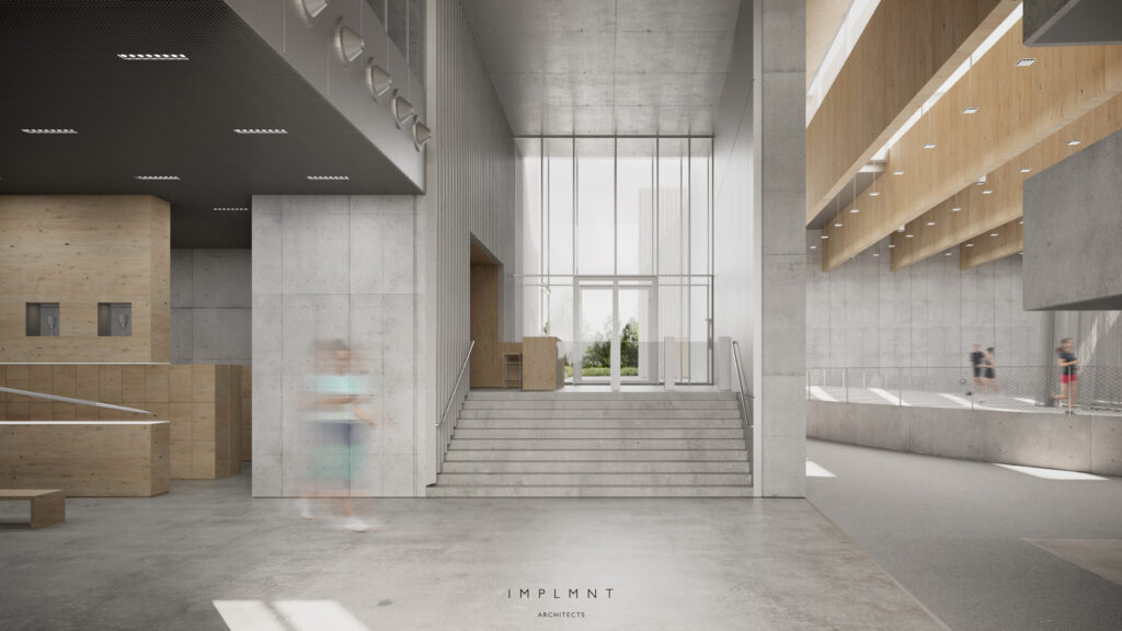 Žirmūnų lengvosios atletikos maniežas (Žirmūnų g. 1H) - Sports arena - visualization