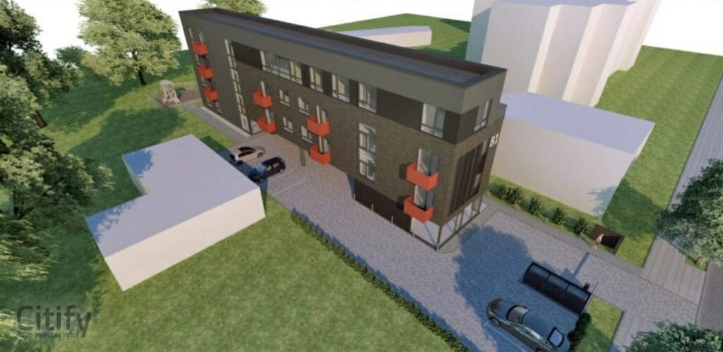 A. Baranausko g. 1 (A. Baranausko g. 1) - Multi apartment - visualization