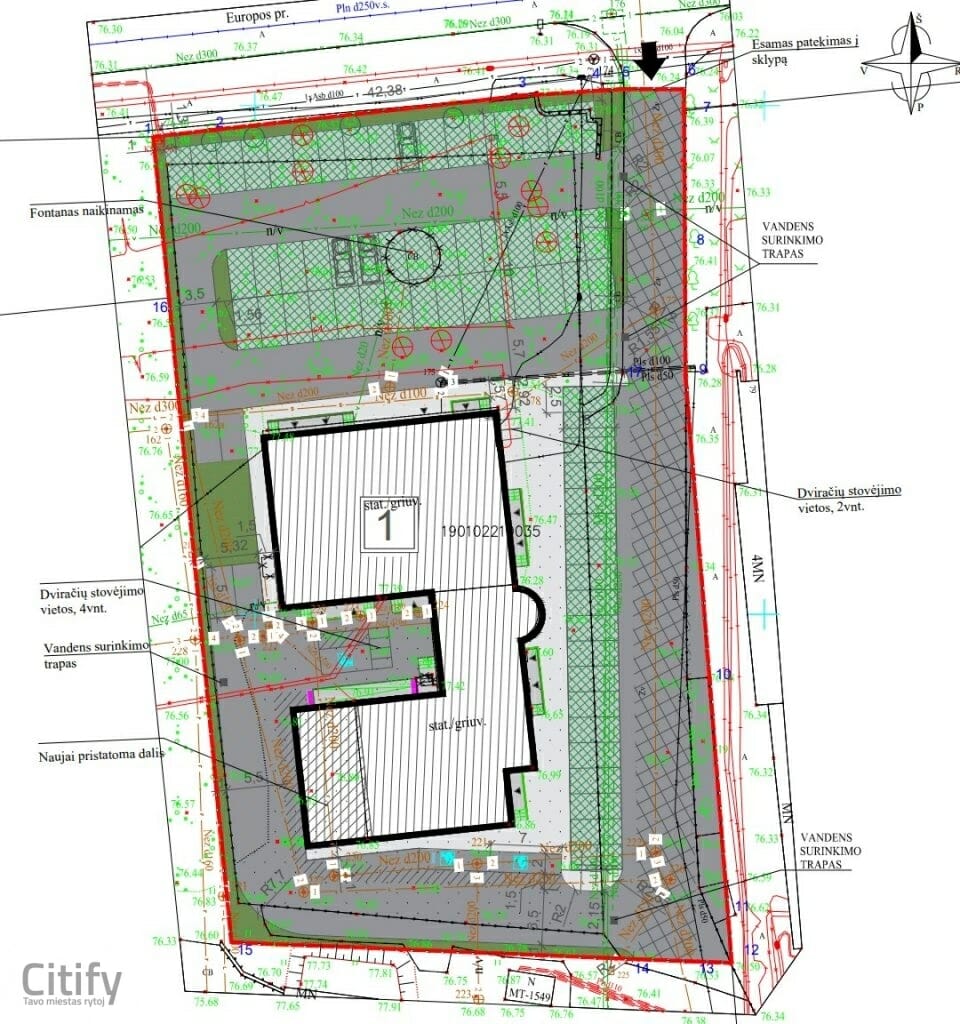 Europos pr. 96 (Europos pr. 96) - Office center - visualization