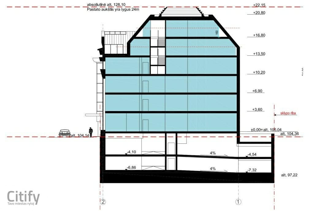 Jogaila (Jogailos g. 9A) - Office center - visualization