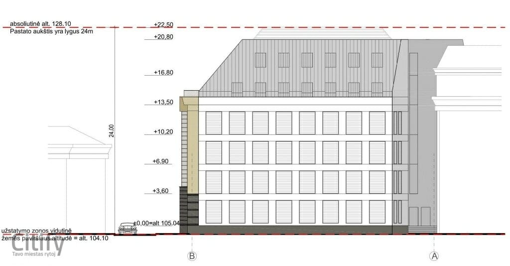 Jogaila (Jogailos g. 9A) - Office center - visualization