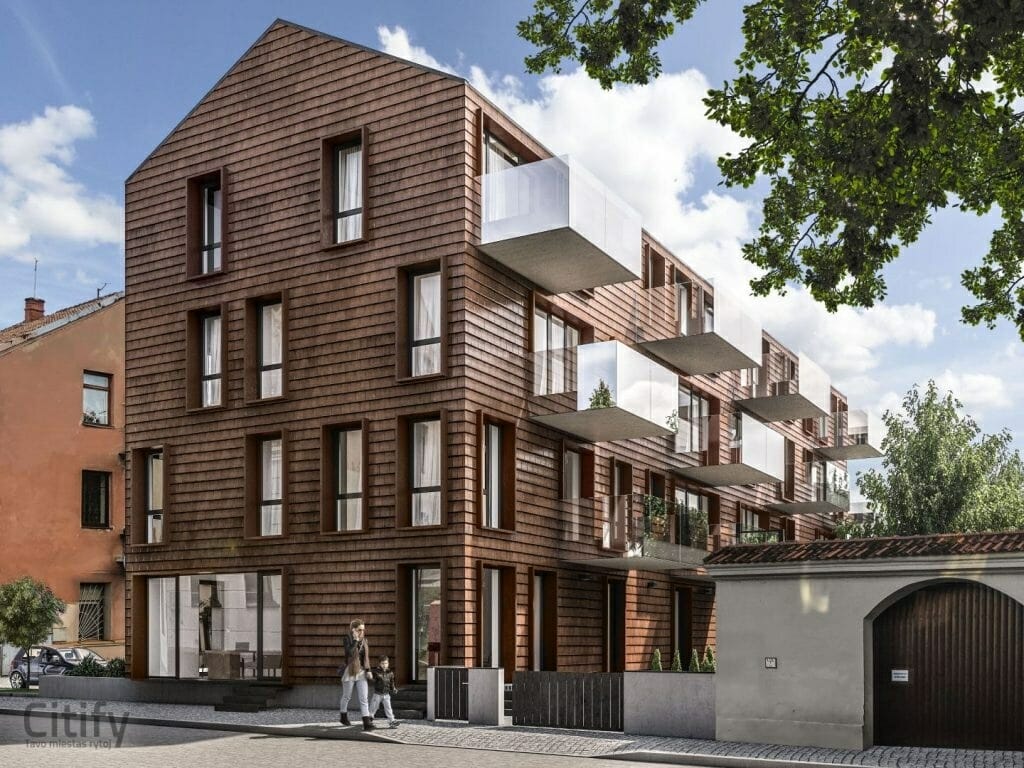 K6 (Kumelių g. 6) - Daudzdzīvokļu nams - vizualizācija