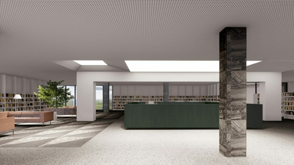 Kauno apskrities viešoji biblioteka (Radastų g. 2) - Library - visualization