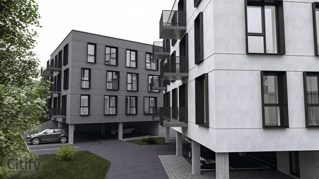 Kranto alėja (Kranto 7-oji g. 16) - Korterelamu - visuaalne