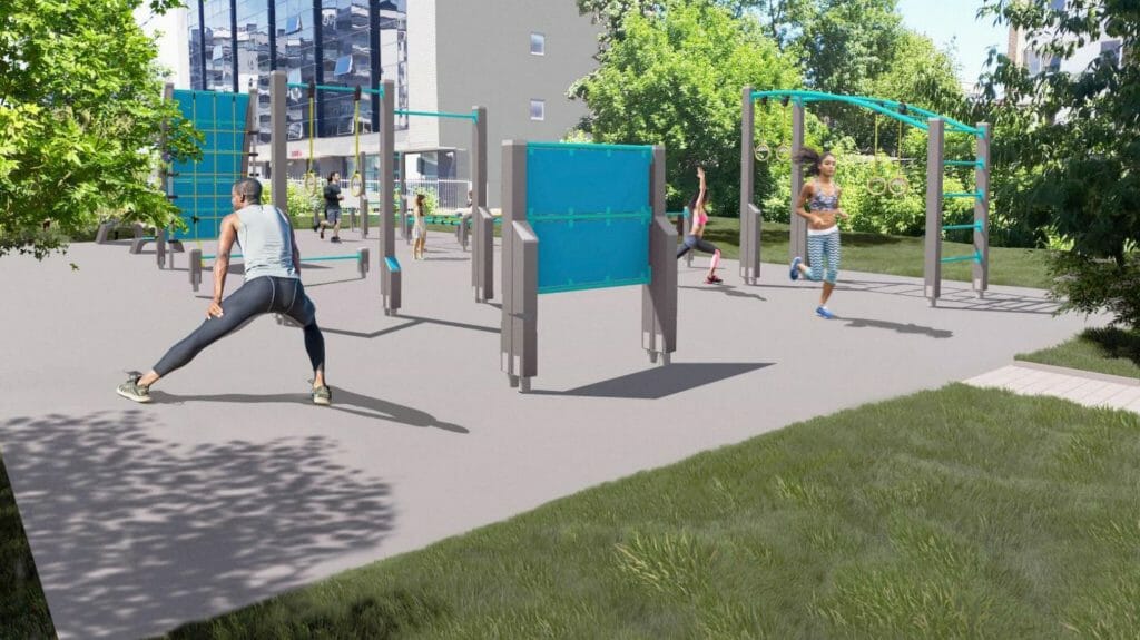 Šv. Florijono skveras (Mortos g.) - Square - visualization