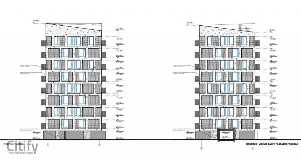 Naujakurių namai (Naujakurių g. 94) - Multi apartment - visualization