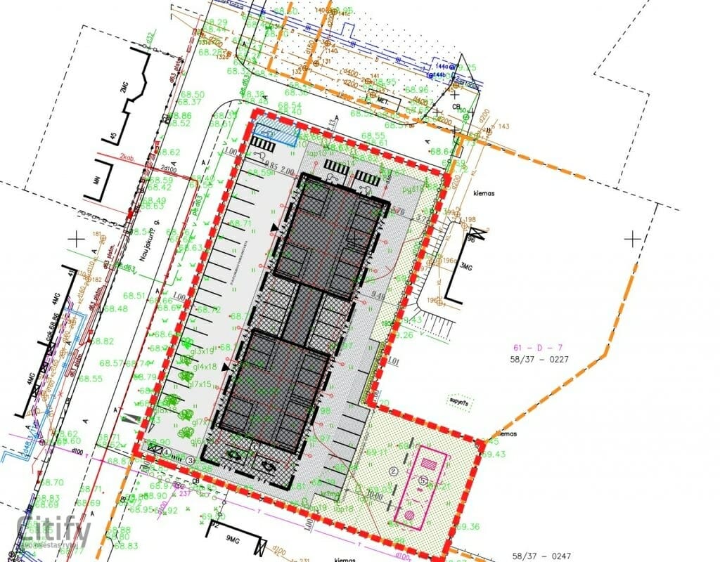 Naujakurių namai (Naujakurių g. 94) - Multi apartment - visualization