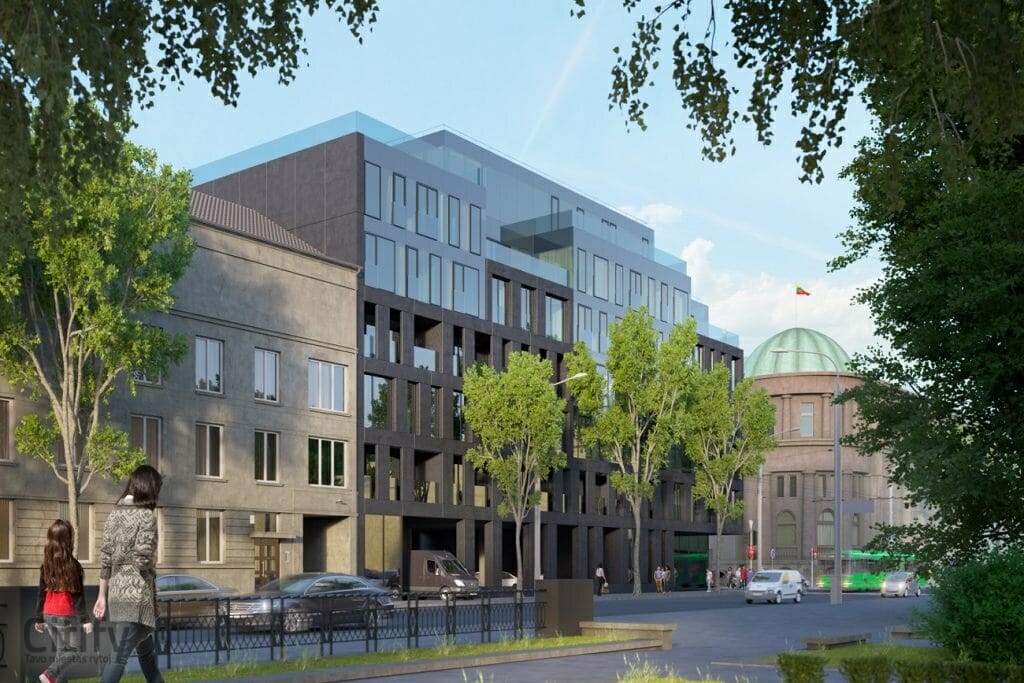 Premium apartamentai (K. Donelaičio g. 83) - Daudzdzīvokļu nams - vizualizācija