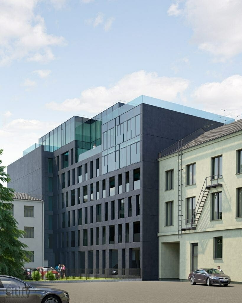 Premium apartamentai (K. Donelaičio g. 83) - Daudzdzīvokļu nams - vizualizācija