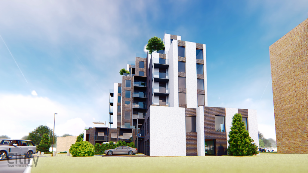 Radvilėnų namai (Radvilėnų pl. 3C) - Multi apartment - visualization