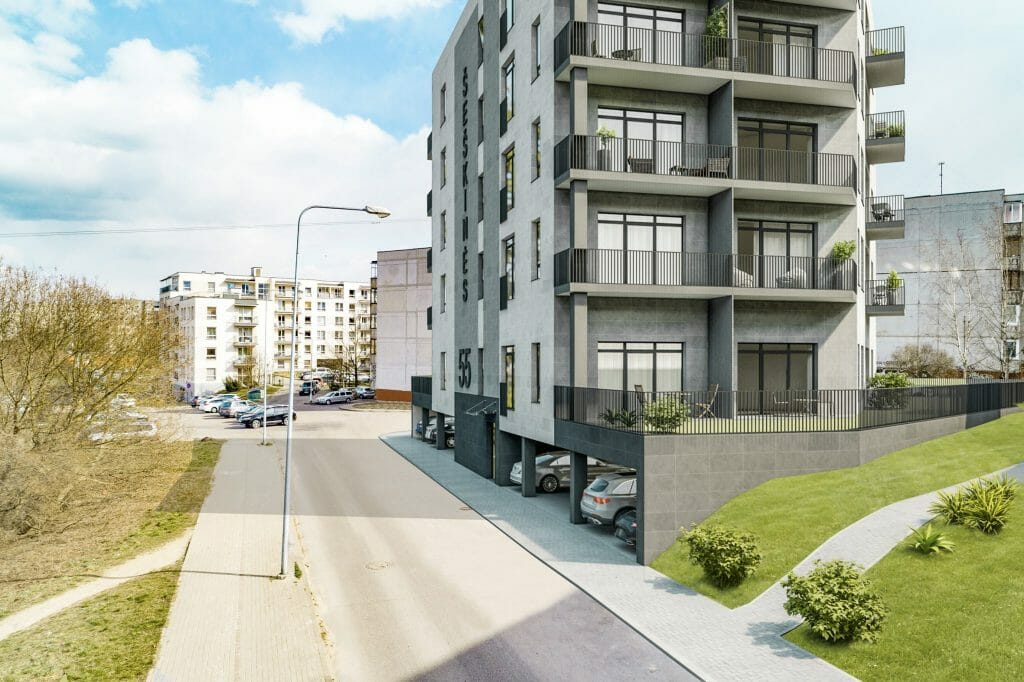 Šeškinės 55 (Šeškinės g. 55) - Korterelamu - visuaalne