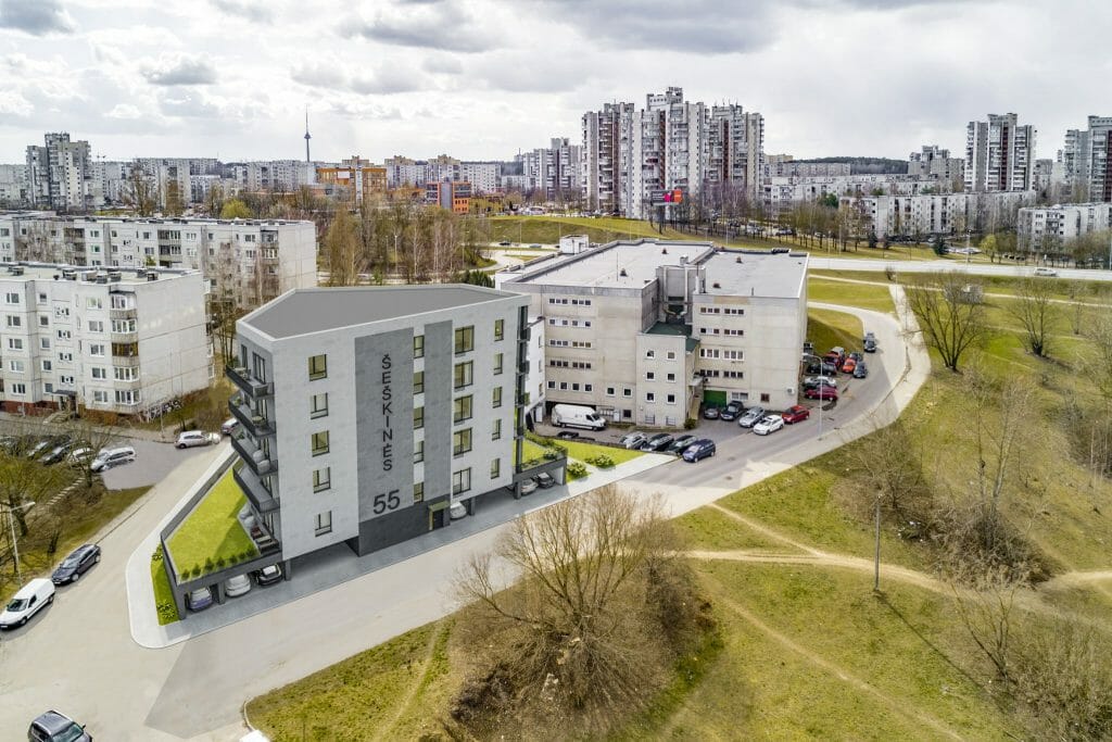 Šeškinės 55 (Šeškinės g. 55) - Korterelamu - visuaalne