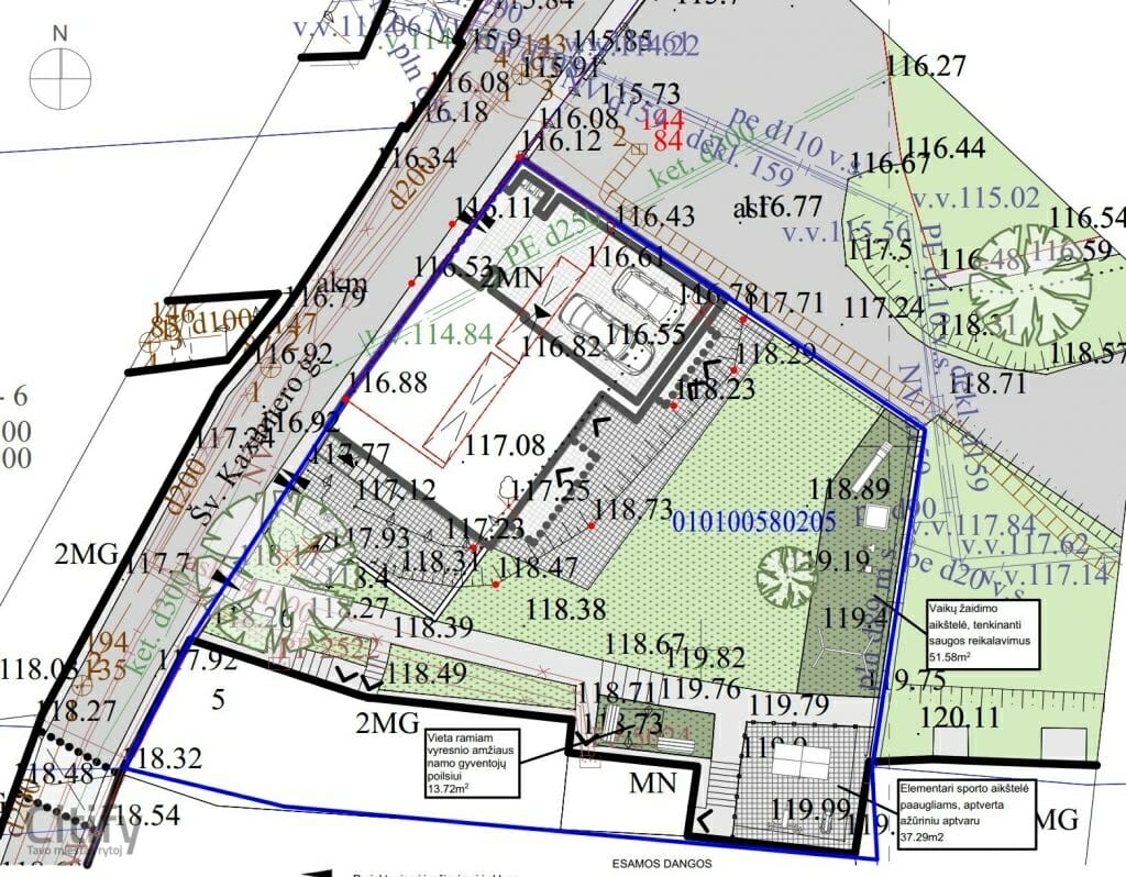 Šv. Kazimiero g. 5 (Šv. Kazimiero g. 5) - Daugiabutis - vizualizacija