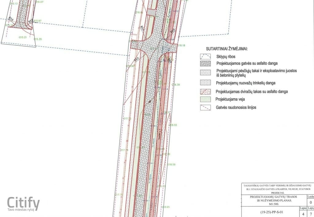 Taugotiškių g. (Taugotiškių g., J. Staugaičio g.) - Street - visualization