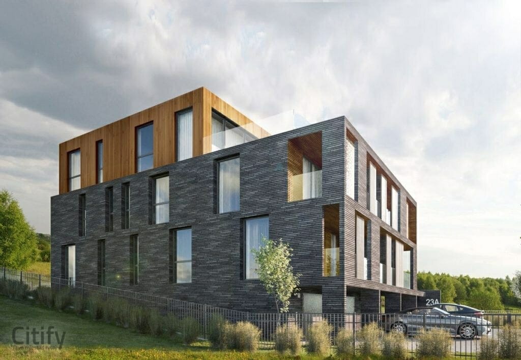 Vaižganto g. 23A (Vaižganto g. 23A) - Multi apartment - visualization