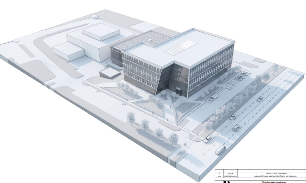 Aerocity Dariaus ir Girėno g. 40 (Dariaus ir Girėno g. 40) - Office center, Sports arena - visualization