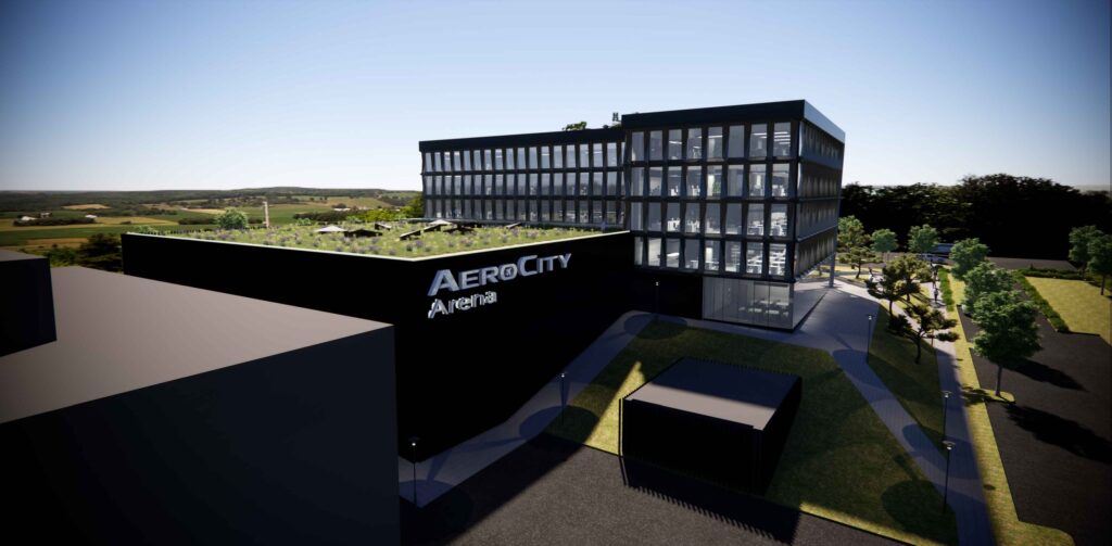 Aerocity Dariaus ir Girėno g. 40 (Dariaus ir Girėno g. 40) - Office center, Sports arena - visualization