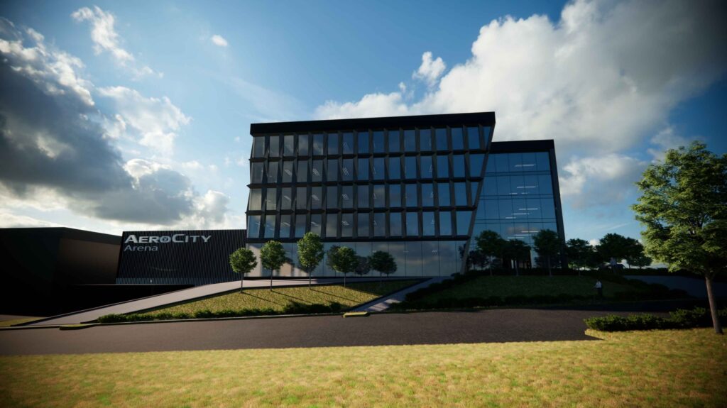 Aerocity Dariaus ir Girėno g. 40 (Dariaus ir Girėno g. 40) - Office center, Sports arena - visualization