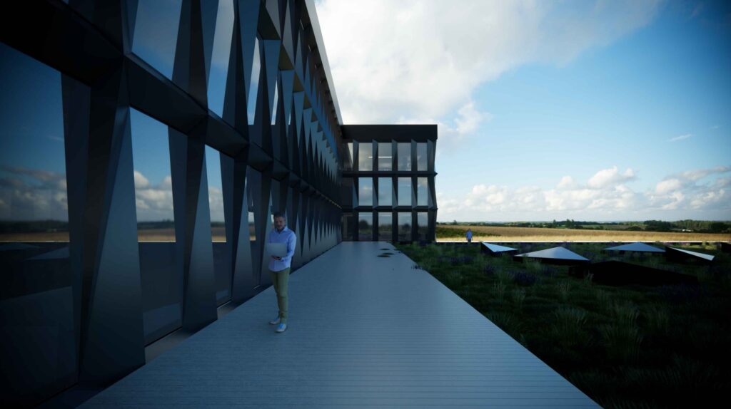 Aerocity Dariaus ir Girėno g. 40 (Dariaus ir Girėno g. 40) - Office center, Sports arena - visualization