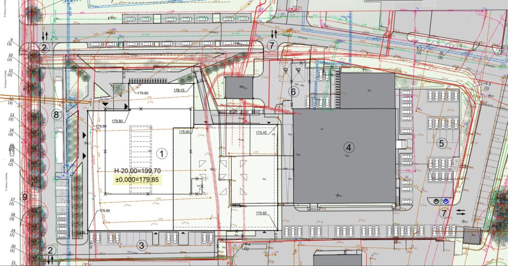 Aerocity Dariaus ir Girėno g. 40 (Dariaus ir Girėno g. 40) - Office center, Sports arena - visualization