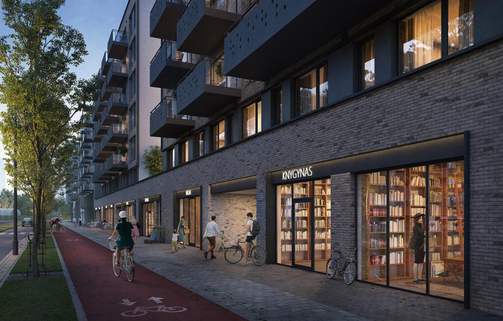 Kernavės aveniu 3 etapas (Kernavės g. 16A) - Multi apartment - visualization