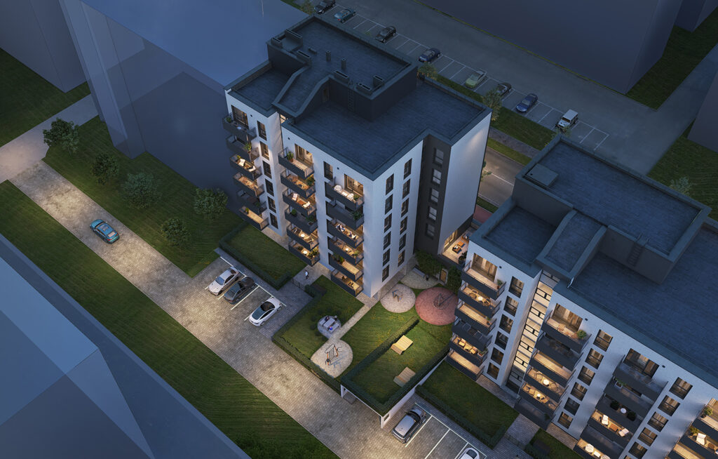 Kernavės aveniu 3 etapas (Kernavės g. 16A) - Multi apartment - visualization