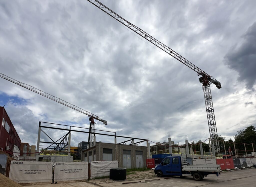 Aerocity Dariaus ir Girėno g. 40 (Dariaus ir Girėno g. 40) - Office center, Sports arena - construction photos