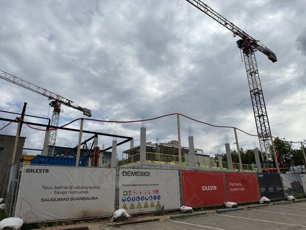 Aerocity Dariaus ir Girėno g. 40 (Dariaus ir Girėno g. 40) - Office center, Sports arena - construction photos