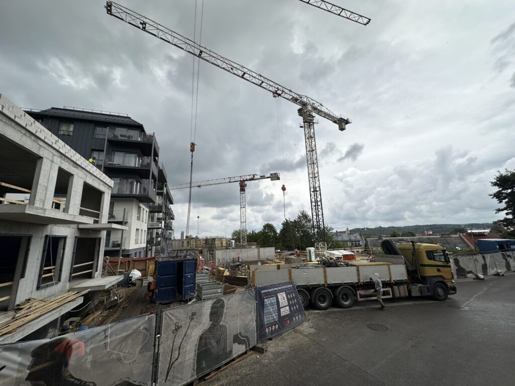 Miesto vilos (Aguonų g. 10) - Multi apartment - construction photos