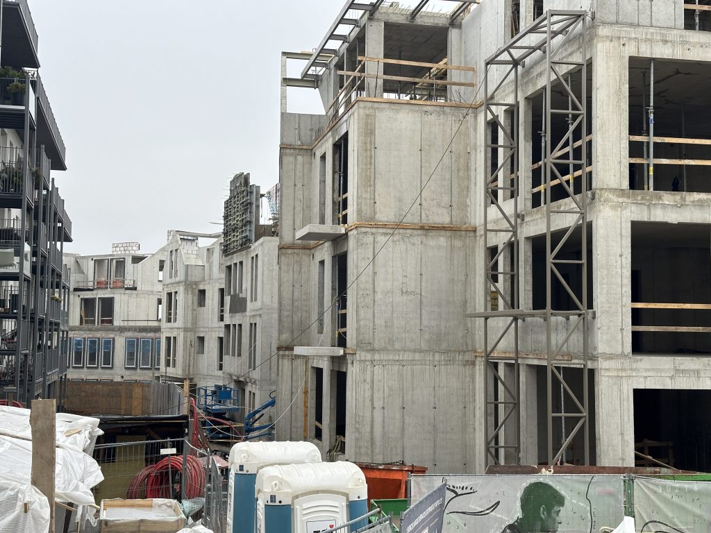 Miesto vilos (Aguonų g. 10) - Multi apartment - construction photos