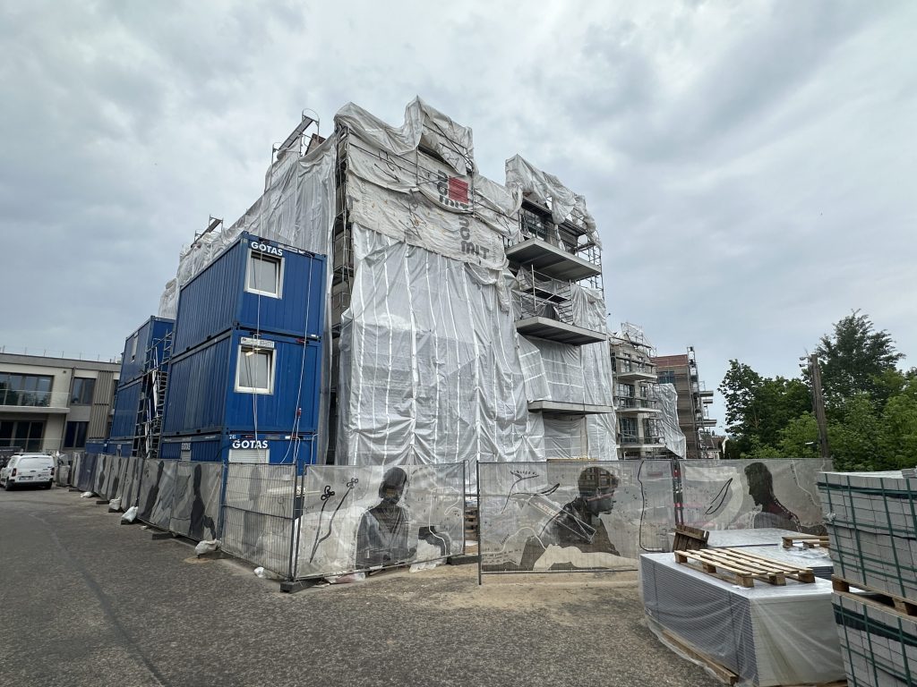 Miesto vilos (Aguonų g. 10) - Multi apartment - construction photos