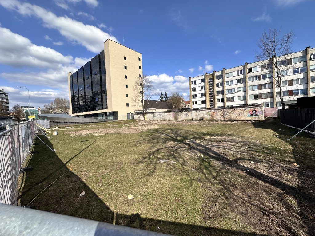 Šv. Florijono skveras (Mortos g.) - Square - construction photos