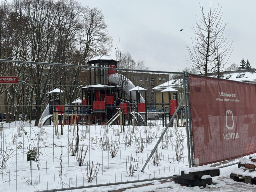 Šv. Florijono skveras (Mortos g.) - Square - construction photos