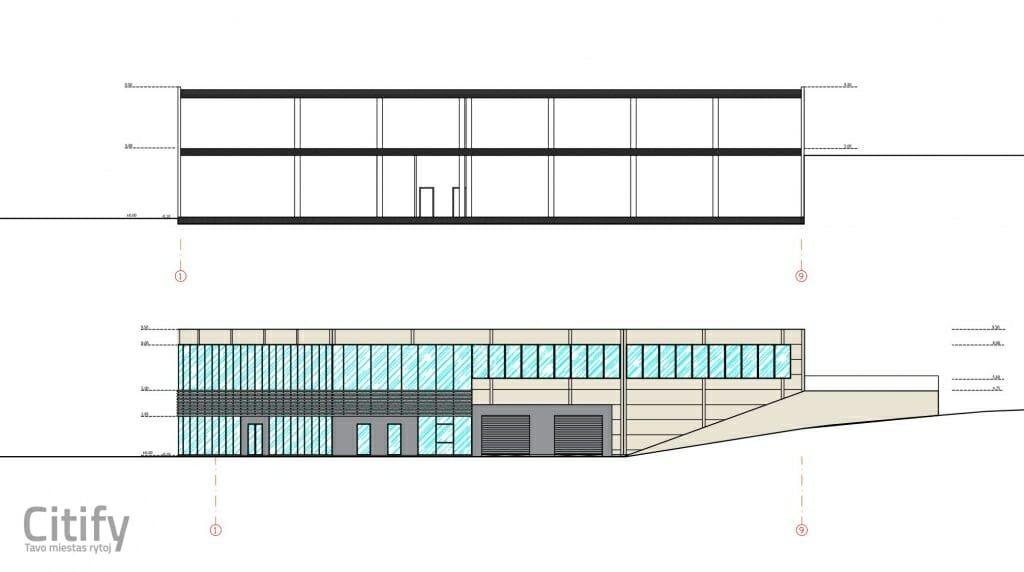 A. Vienažindžio g. 13 (Antano Vienažindžio g. 13) - Office center - visualization