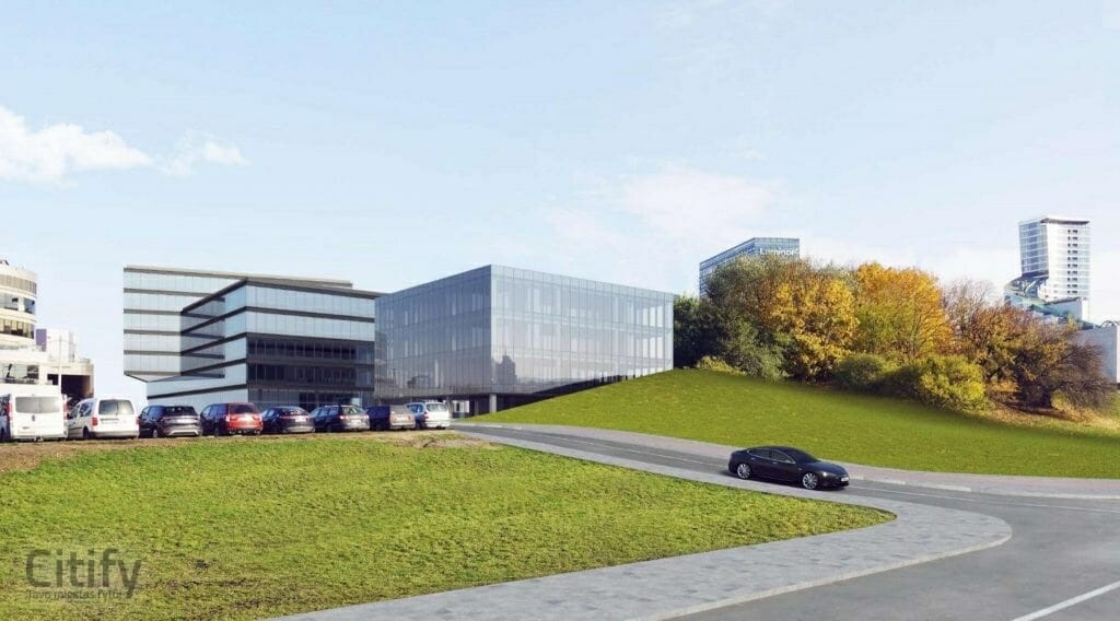 G. Baravyko g. 10 (Gedimino Baravyko g. 10) - Büroohoone, Parkimishoone - visuaalne