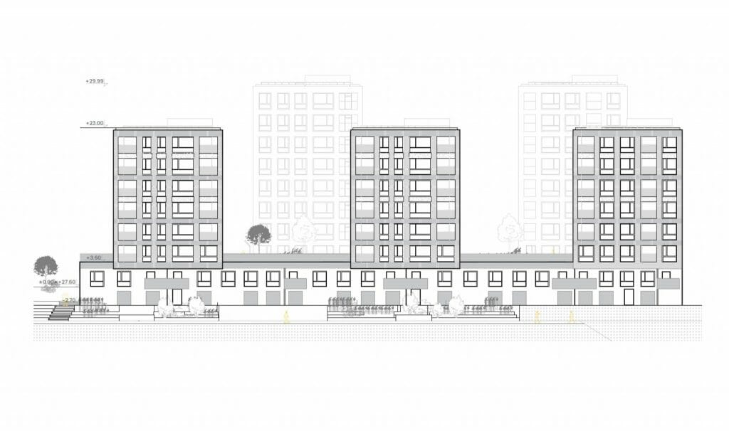 Nemunaičiai 1 etapas (H. ir O. Minkovskių g. 41B) - Korterelamu - visuaalne