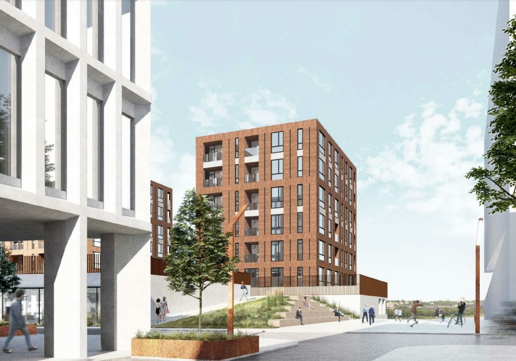 Nemunaičiai 1 etapas (H. ir O. Minkovskių g. 41B) - Korterelamu - visuaalne