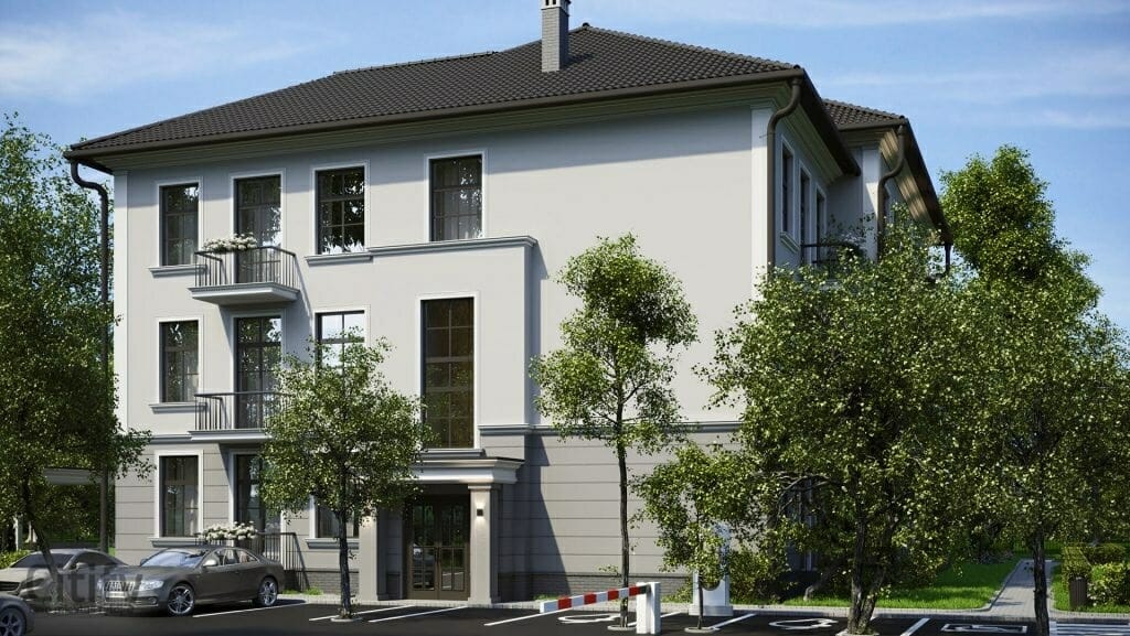 Pažaislio apartamentai 1 etapas (Betonuotojų g. 4) - Daugiabutis - vizualizacija