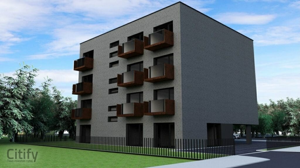 Ryšių pr. 42 (Ryšių pr. 42) - Multi apartment - visualization
