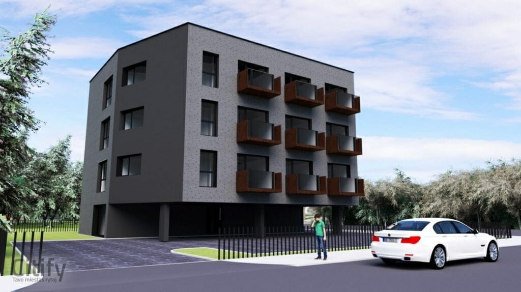 Ryšių pr. 42 (Ryšių pr. 42) - Multi apartment - visualization