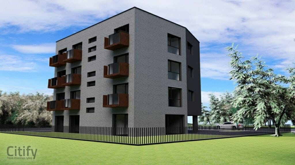 Ryšių pr. 42 (Ryšių pr. 42) - Multi apartment - visualization