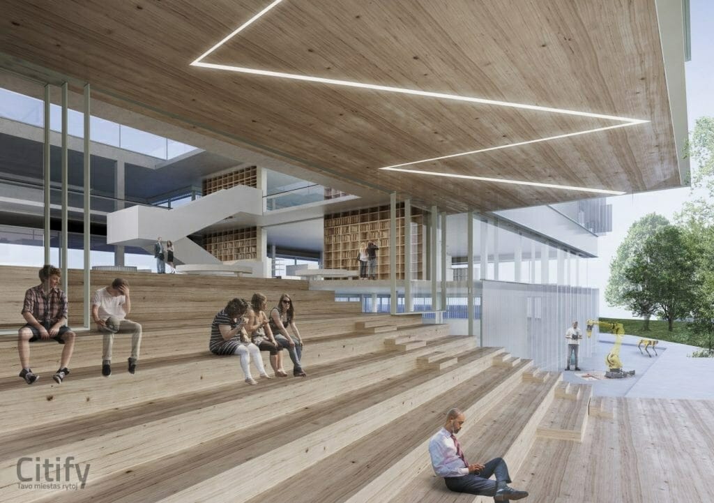 M-LAB (Studentų g. 63A) - Higher education - visualization