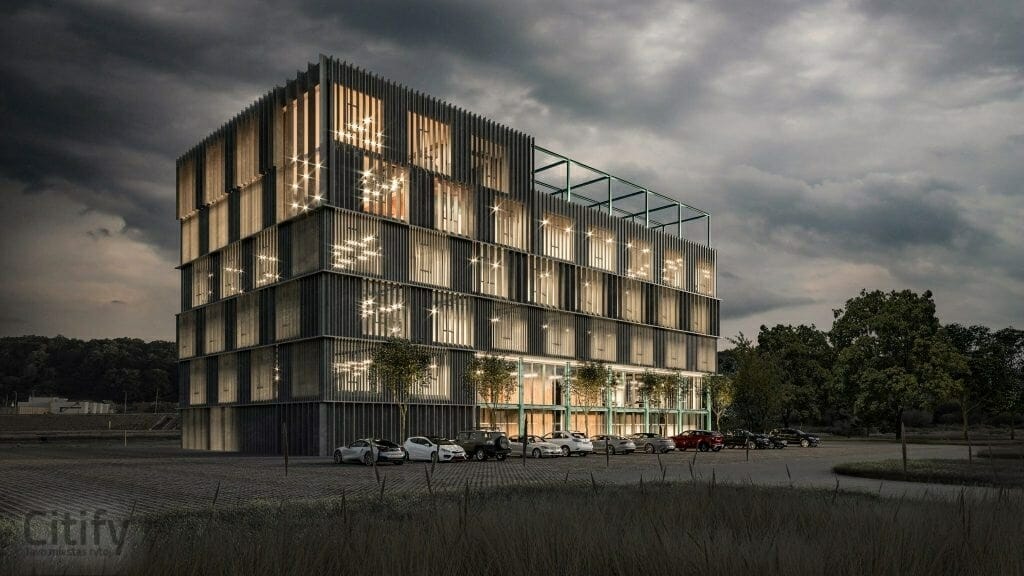 Alia (Raudondvario pl. 107) - Office center - visualization