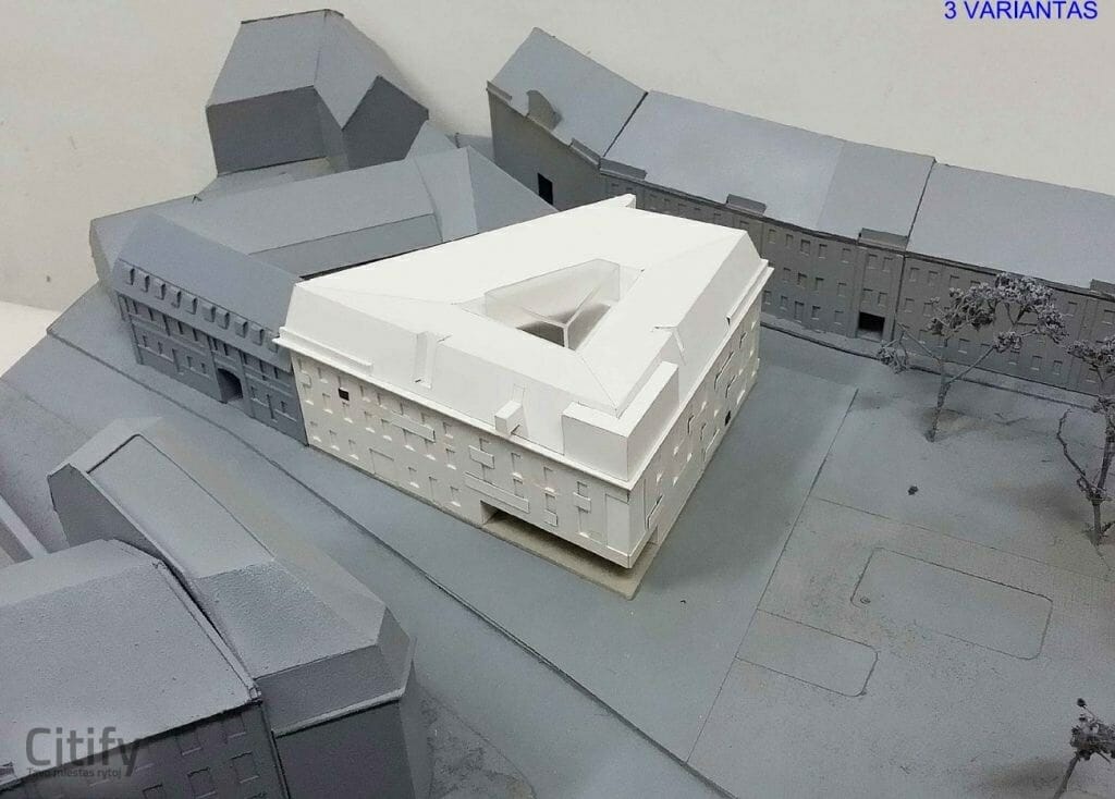 Amberton rekonstrukcija (L. Stuokos-Gucevičiaus g. 1) - Hotel - visualization